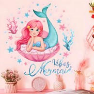 IZMAEL Zidna naljepnica Mermaid Vibes