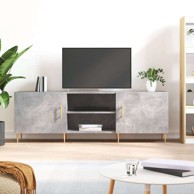 TV ormarić, 150 x 30 x 50 cm, konstruirano drvo, beton sivi