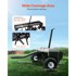 VEVOR Aerator za travnjak, vučeni čepni tip, 1275 x 980 x 885 mm, crna