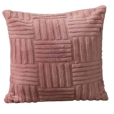 LIVEFY Jastučnica Braidy, 45x45 cm, ružičasta