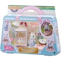 SYLVANIAN FAMILIES Fashion Suitcase & Big Sister Marshmallow Mouse, roza  