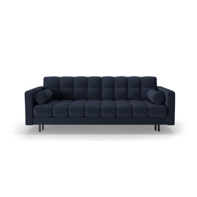 COSMOPOLITAN DESIGN Tamno plava sklopiva/s prostorom za odlaganje sofa 222 cm Bali, 222x84x105 cm
