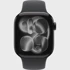 APPLE Watch Series 11, crni (sjajni), aluminij, 46 mm, Sports narukvica crna S/M