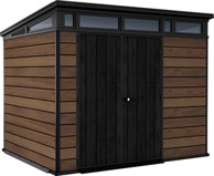 KETER Vrtna kućica PENT 279x216x226 cm, siva