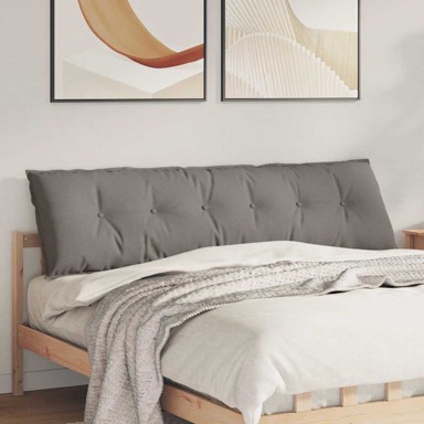Jastuk za leđa, sivo smeđi, 180 x 50 cm