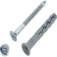 LUX TOOLS Plastična tipla udarna 6x40, 50 kom