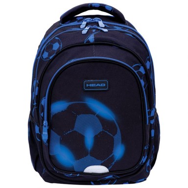 HEAD Anatomski školski ruksak 502025036, Blue Football