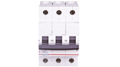 LEGRAND Automatski osigurač 3P C 25A 6kA AC S303 RX3
