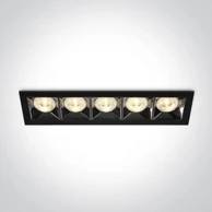 ONE LIGHT Ugradbena led svjetiljka 3000k 20w 1600lm crna dm50506b/b/w
