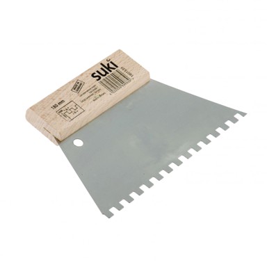 SUKI Zidarska špahtla nazubljena 6x6 180 mm