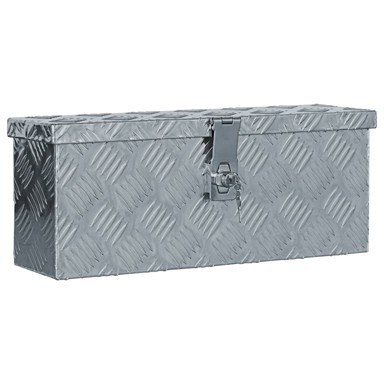 Aluminijska kutija 48,5 x 14 x 20 cm, srebrna