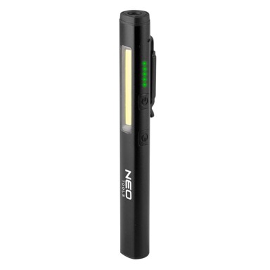 NEO TOOLS Inspekcijska LED svjetiljka, UV, laser, USB-C, 450 lm