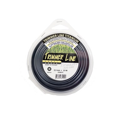 TRIMMER LINE Nit za trimer 2.5 mm/15 m titan okrugli
