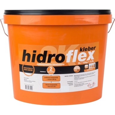 HIDROFLEX Polimer cementna hidroizolacija Kleber mini 2K 12 kg + 2,9 l