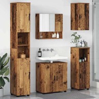 Set namještaja za kupaonicu 5-dijelni staro drvo 61 x 35 x 64 cm