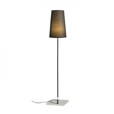RENDL Podna lampa, Lulu, 230V, E27, 28W, crna krom