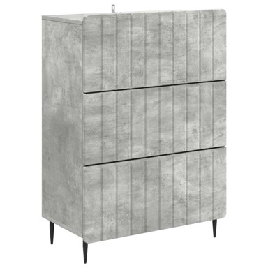 Ormar s ladicama, dimenzije 66 x 34,5 x 92 cm, betonsko siva