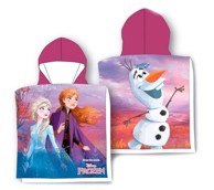Pamučni pončo ručnik Disney Frozen, 55 x 100 cm