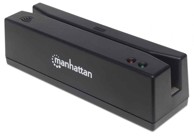 MANHATTAN Čitač magnetskih kartica USB-A, crni