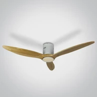 ONE LIGHT Stropni ventilator 25w led 22w cctv ip20 230v svjetlo drvo dm6312lc/w/v
