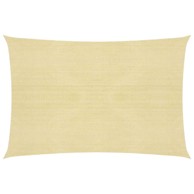 Jedro za zaštitu od sunca 160 g/m² bež 5 x 7 m HDPE - Bež 5 x 7 m 1