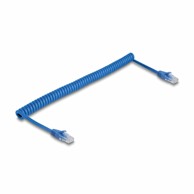 DELOCK Patch kabel UTP CAT 6, spiralni, plavi