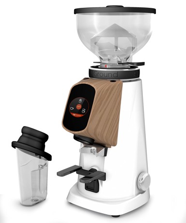 FIORENZATO Mlinac za kavu AllGround, Arctic bijeli / orah, Dark-T Titan