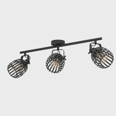 Reflektor, Girona, 900663, E27, 3x, crna/mesing