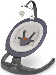 LIONELO Njihalica za bebe RALF, grafitno siva