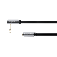 KRÜGER&MATZ Kabel jack 3.5 kutni utikač-ravna utičnica 1,0 m