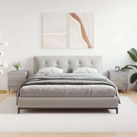 Noćni ormarići 2 kom 40 x 35 x 47,5 cm, sivi hrast sonoma