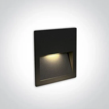 Vanjska ugradbena zidna LED svjetiljka DM68068A/B/V, 3 W, crna
