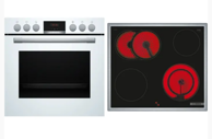 BOSCH Štednjak HND411LW63 Series 4, bijela, nehrđajući čelik