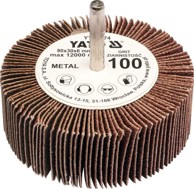 YATO Brusna ploča s listićima na vretenu 80 x 30 x 6 mm P120 YT-83375