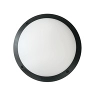 Vanjska rasvjeta plafonjera Lucia, crna opal, E27, IP66