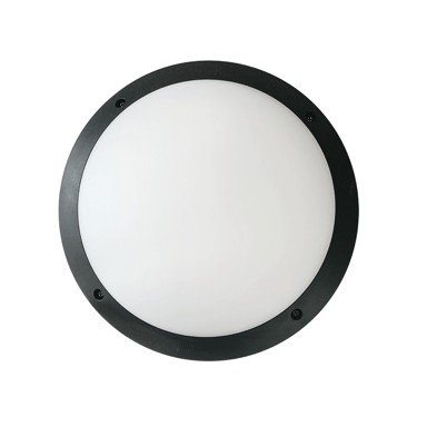 Vanjska rasvjeta plafonjera Lucia, crna opal, E27, IP66