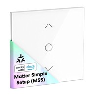 MEROSS Pametni WiFi prekidač za žaluzine, MRS100MA(EU), Matter