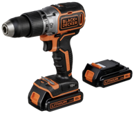 BLACK+DECKER Akumulatorska kombinirana bušilica BL188KB-QW 
