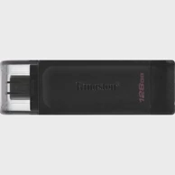KINGSTON USB stick DataTraveler 70 128 GB 3.2 crni
