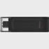 KINGSTON USB stick DataTraveler 70 128 GB 3.2 crni