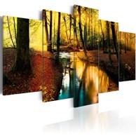 Slika Autumn silence forest 200x100