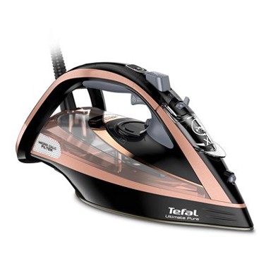 TEFAL Glačalo FV9845E0 Ultimate Pure, 3200 W, crno-ružičasto