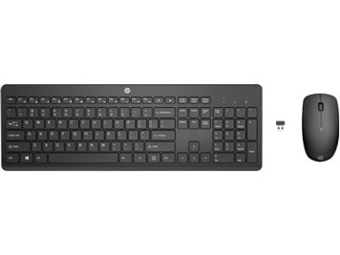 HP Tipkovnica + miš 230 Wireless, USB, bežična, crna