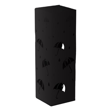 Organizator za kišobrane Mega 15x15x48 cm, crni