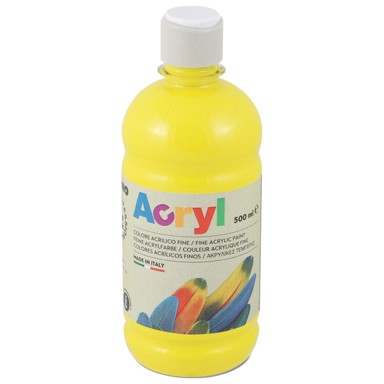 Akrilna boja 4003TA500201, 500 ml, žuta