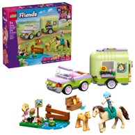 LEGO Konstrukcijski set Friends Horse and Baby Foal Trailer 42695