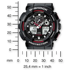 CASIO Ručni sat G-SHOCK GA-100-1A4, crna