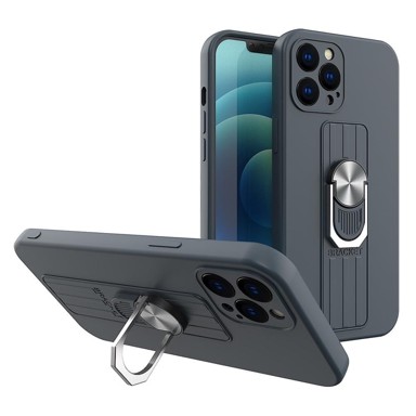 MG Maskica za Xiaomi Redmi Note 10 5G / Poco M3 Pro, Ring, silikonska, tamno plava