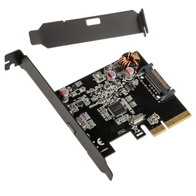 INLINE Adapter interface card, PCIe x4, USB 3.2 Gen.2x2, 1x USB Type-C 76660F