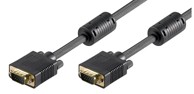 SVGA kabel HD15–HD15, M–M, s feritnom jezgrom, 2 m